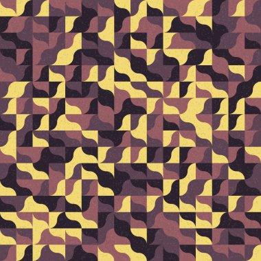 Üretken hesaplama sanatıyla soyut geometrik desen