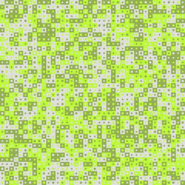 Üretken hesaplama sanatıyla soyut geometrik desen 