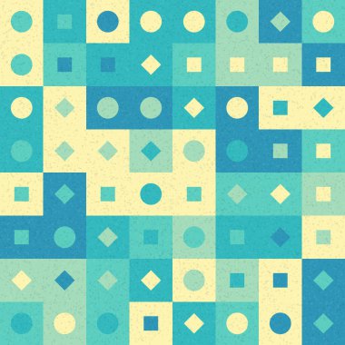 Soyut Geometrik Desen Üretken hesaplama sanatı 