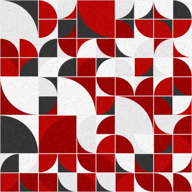 Soyut mozaik geometrik desen üretken hesaplama sanatı çizimi