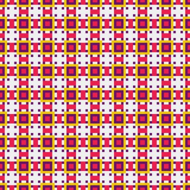 Soyut çapraz örüntü üretken hesaplama sanatı, vektör illüstrasyonu