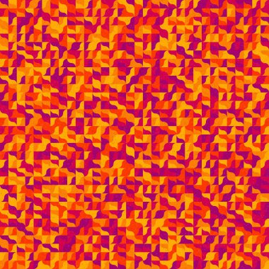 Üretken hesaplama sanatıyla soyut geometrik desen