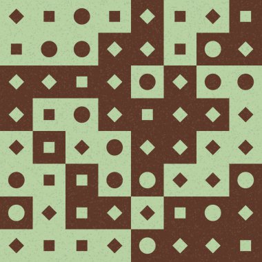 Soyut Geometrik Desen Üretken hesaplama sanatı 