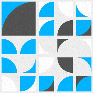 Soyut mozaik geometrik desen üretken hesaplama sanatı çizimi