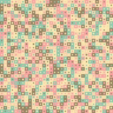 Üretken hesaplama sanatıyla soyut geometrik desen