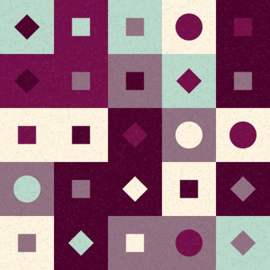 Üretken hesaplama sanatıyla soyut geometrik desen 