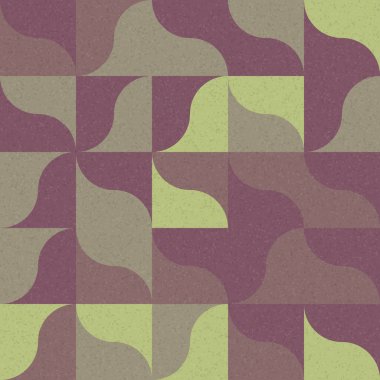 Üretken hesaplama sanatıyla soyut geometrik desen 