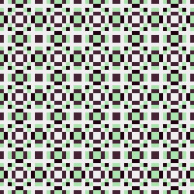 Soyut çapraz desenli üretken hesaplama sanatı çizimi