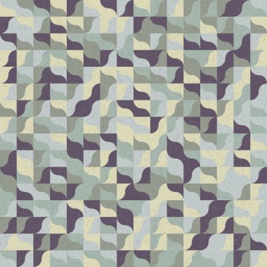 Üretken hesaplama sanatıyla soyut geometrik desen