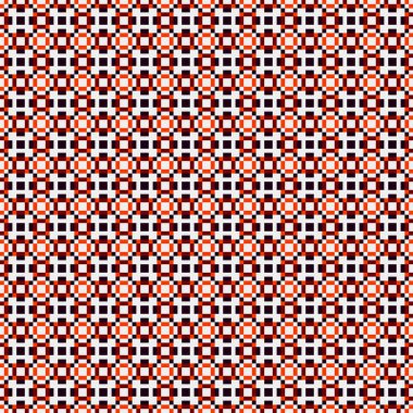 Soyut çapraz desenli üretken hesaplama sanatı çizimi