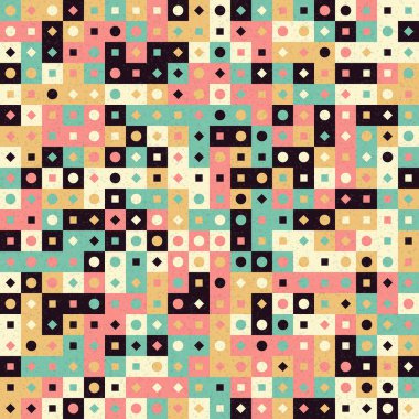 Soyut Geometrik Desen Üretken hesaplama sanatı 