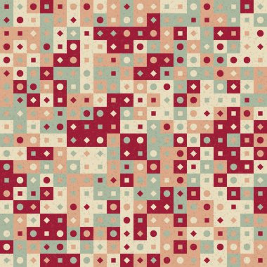 Üretken hesaplama sanatıyla soyut geometrik desen