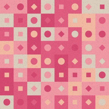 Üretken hesaplama sanatıyla soyut geometrik desen