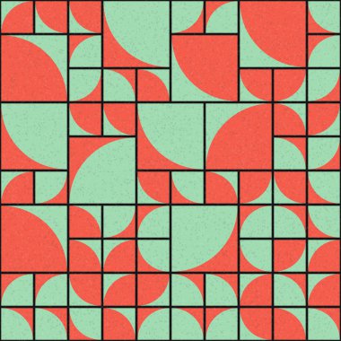 Soyut Geometrik Desen üretken hesaplama sanatı çizimi