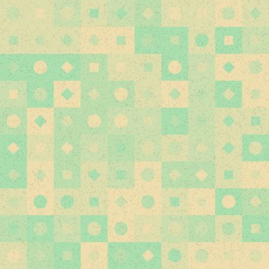 Üretken hesaplama sanatıyla soyut geometrik desen