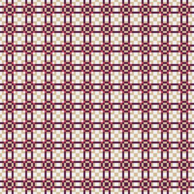 Soyut Çapraz Noktalar Desen vektör çizimi üretici hesaplama sanatı çizimi