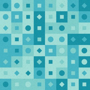 Soyut Geometrik Desen Üretken hesaplama sanatı 