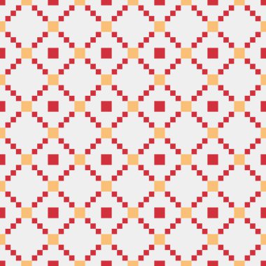 Soyut çapraz örüntü üretken hesaplama sanatı, vektör illüstrasyonu