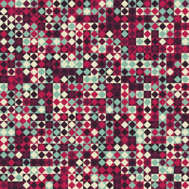 Soyut çapraz örüntü üretken hesaplama sanatı, vektör illüstrasyonu