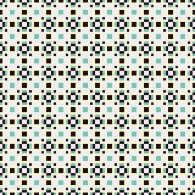 Soyut Çapraz Noktalar Desen vektör çizimi üretici hesaplama sanatı çizimi