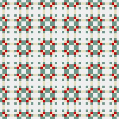 Soyut çapraz örüntü üretken hesaplama sanatı, vektör illüstrasyonu