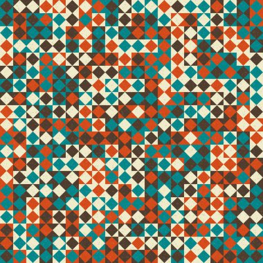 Soyut çapraz örüntü üretken hesaplama sanatı, vektör illüstrasyonu