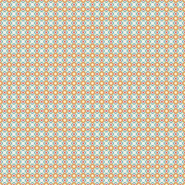 Soyut çapraz örüntü üretken hesaplama sanatı, vektör illüstrasyonu