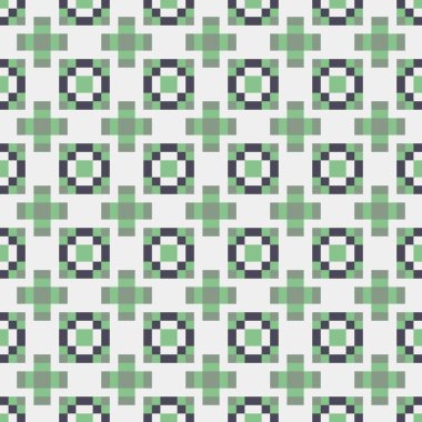 Soyut çapraz örüntü üretken hesaplama sanatı, vektör illüstrasyonu