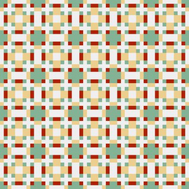 Soyut Çapraz Desen çizimi