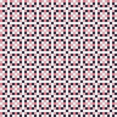 Soyut çapraz örüntü üretken hesaplama sanatı, vektör illüstrasyonu