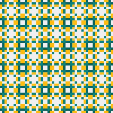 Soyut çapraz örüntü üretken hesaplama sanatı, vektör illüstrasyonu