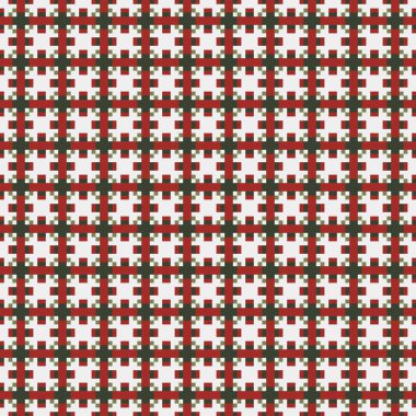 Soyut çapraz örüntü üretken hesaplama sanatı, vektör illüstrasyonu