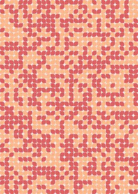 Soyut Geometrik Desen üretken hesaplama sanatı çizimi 