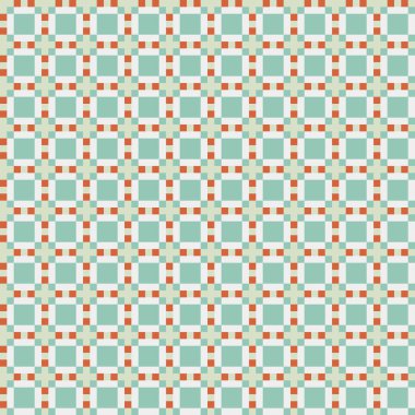 Soyut çapraz örüntü üretken hesaplama sanatı, vektör illüstrasyonu