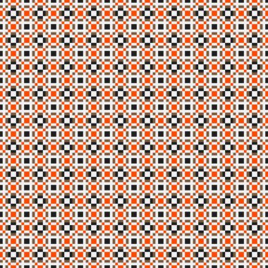 Soyut çapraz örüntü üretken hesaplama sanatı, vektör illüstrasyonu