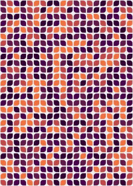 Soyut Geometrik Desen üretken hesaplama sanatı çizimi 