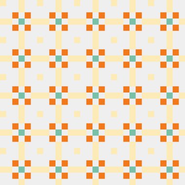 Soyut çapraz örüntü üretken hesaplama sanatı, vektör illüstrasyonu