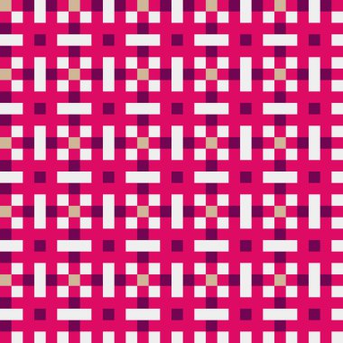 Soyut çapraz örüntü üretken hesaplama sanatı, vektör illüstrasyonu