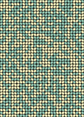 Soyut Geometrik Desen üretken hesaplama sanatı çizimi 