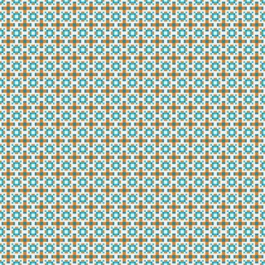 Soyut çapraz desenli üretken hesaplama sanatı çizimi