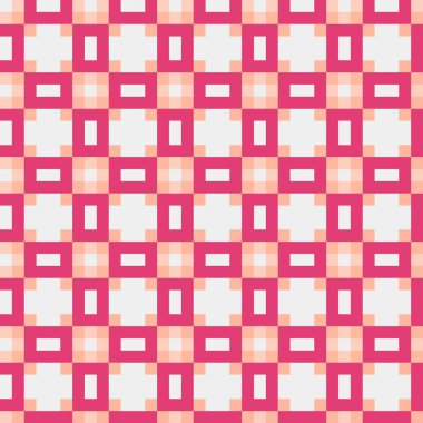 Soyut çapraz örüntü üretken hesaplama sanatı, vektör illüstrasyonu