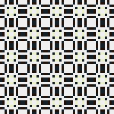 Soyut çapraz örüntü üretken hesaplama sanatı, vektör illüstrasyonu