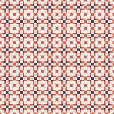 Soyut çapraz örüntü üretken hesaplama sanatı, vektör illüstrasyonu