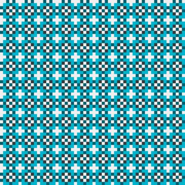 Soyut çapraz örüntü üretken hesaplama sanatı, vektör illüstrasyonu