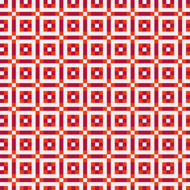 Soyut çapraz örüntü üretken hesaplama sanatı, vektör illüstrasyonu