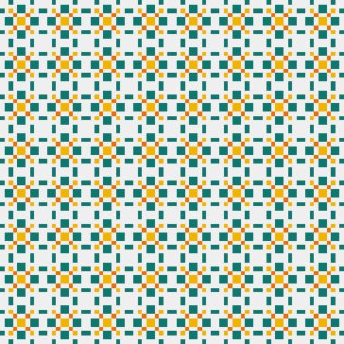 Soyut Çapraz Noktalar Desen vektör çizimi üretici hesaplama sanatı çizimi