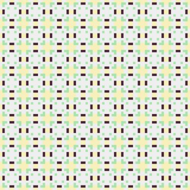 Soyut Çapraz Noktalar Desen vektör çizimi üretici hesaplama sanatı çizimi