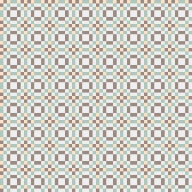 Soyut çapraz örüntü üretken hesaplama sanatı, vektör illüstrasyonu