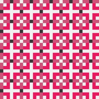 Soyut çapraz örüntü üretken hesaplama sanatı, vektör illüstrasyonu