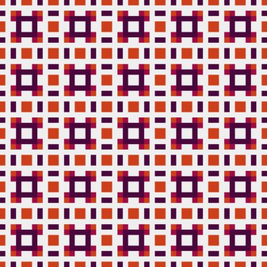 Soyut çapraz örüntü üretken hesaplama sanatı, vektör illüstrasyonu